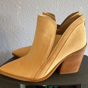 Vince Camel Ankle Boots with Block Heel
